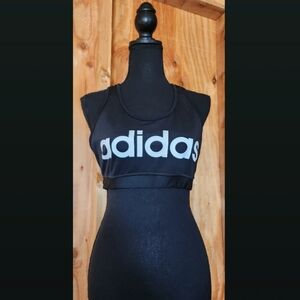 Adidas Black and White Logo Sports Bra BUY1 GET1 FREE